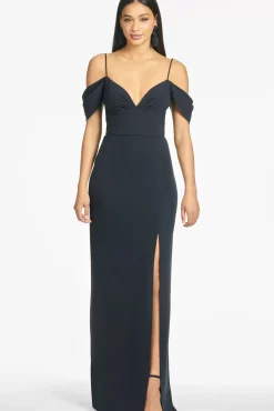 Brittany 4-Way Stretch Crepe Gown-Sachin & Babi Best
