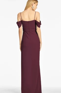 Brittany 4-Way Stretch Crepe Gown-Sachin & Babi Shop