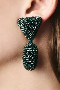 Chrystie Earrings-Metallic Faceted Beads-Sachin & Babi Cheap