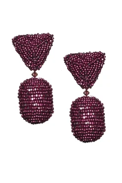 Chrystie Earrings-Metallic Faceted Beads-Sachin & Babi Cheap