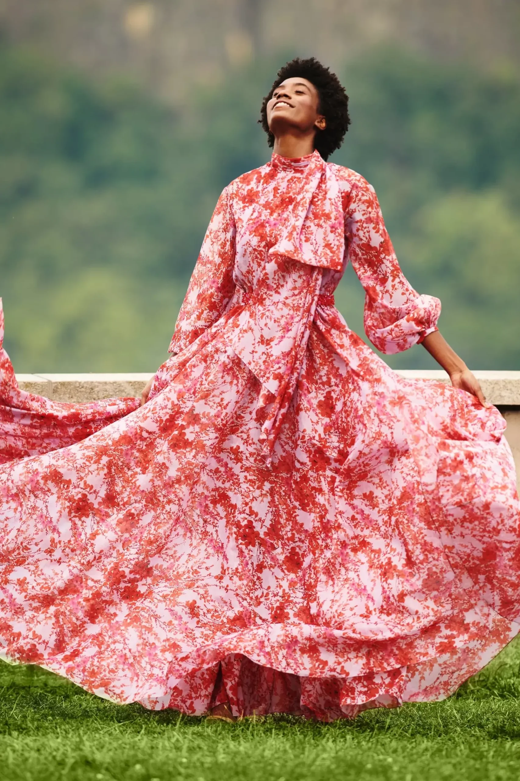 Cinzia Gown-Amaranthus Spray-Sachin & Babi Outlet