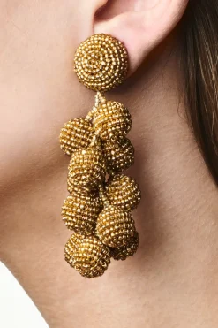 Coconuts Earrings-Smooth Beads-Sachin & Babi Store