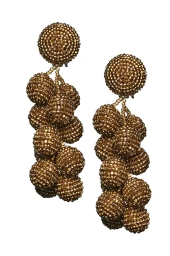 Coconuts Earrings-Smooth Beads-Sachin & Babi Store
