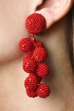 Coconuts Earrings-Smooth Beads-Sachin & Babi Store