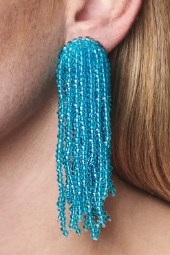 Fountain Earrings-Faceted Beads-Sachin & Babi Clearance