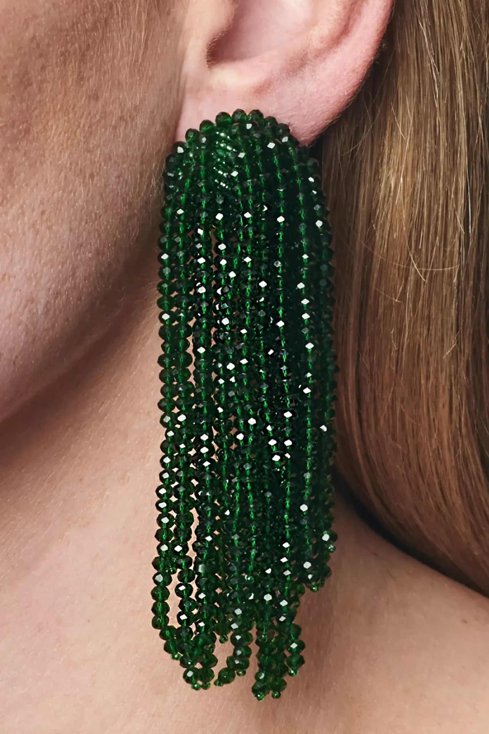 Fountain Earrings-Faceted Beads-Sachin & Babi Clearance