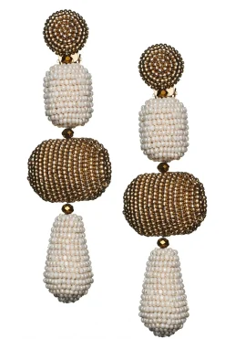 Josephine Earrings-Smooth Beads-Sachin & Babi Fashion
