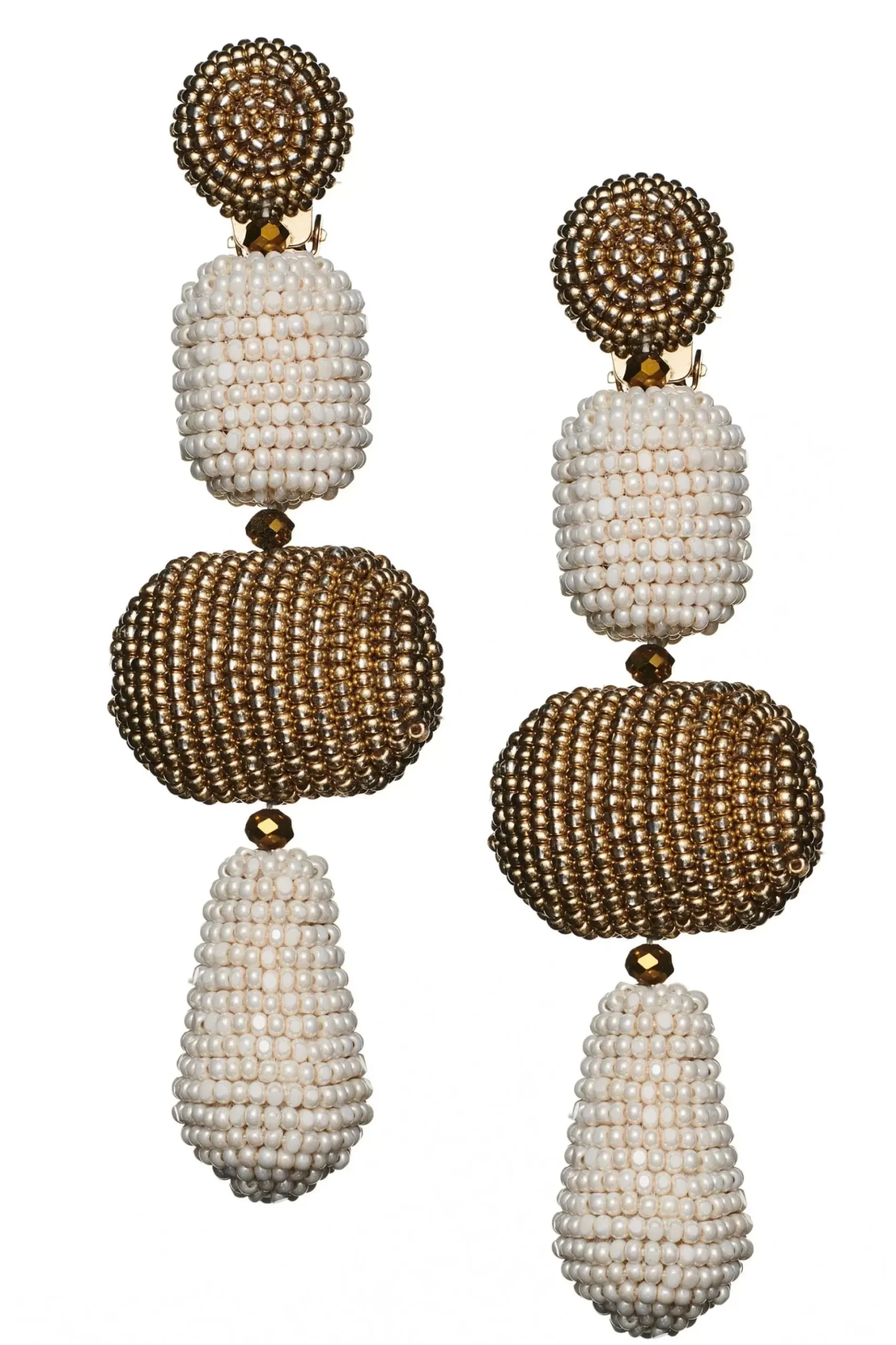 Josephine Earrings-Smooth Beads-Sachin & Babi Fashion