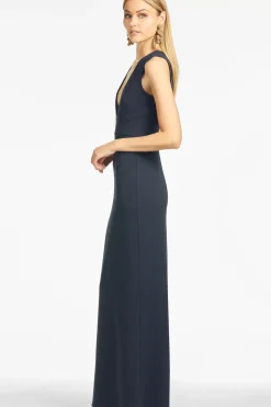 Loretta 4-Way Stretch Crepe Gown-Sachin & Babi Hot