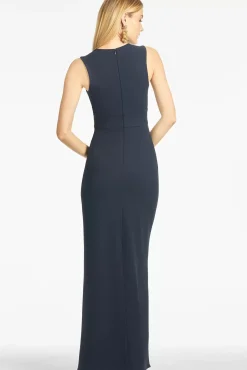 Loretta 4-Way Stretch Crepe Gown-Sachin & Babi Hot