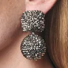 Lydia Earrings-Metallic Beads-Sachin & Babi Clearance