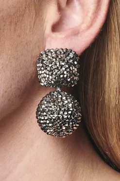 Lydia Earrings-Metallic Beads-Sachin & Babi Clearance