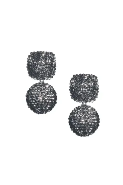 Lydia Earrings-Metallic Beads-Sachin & Babi Clearance