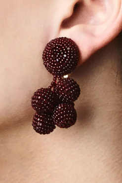 Mini Coconuts Earrings-Faceted Beads-Sachin & Babi New