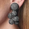 Mini Coconuts Earrings-Metallic Faceted Beads-Sachin & Babi Cheap