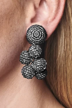 Mini Coconuts Earrings-Metallic Faceted Beads-Sachin & Babi Cheap