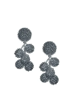 Mini Coconuts Earrings-Metallic Faceted Beads-Sachin & Babi Cheap
