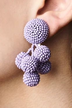 Mini Coconuts Earrings-Smooth Beads-Sachin & Babi Fashion