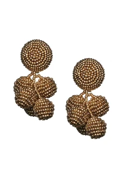 Mini Coconuts Earrings-Smooth Beads-Sachin & Babi Fashion