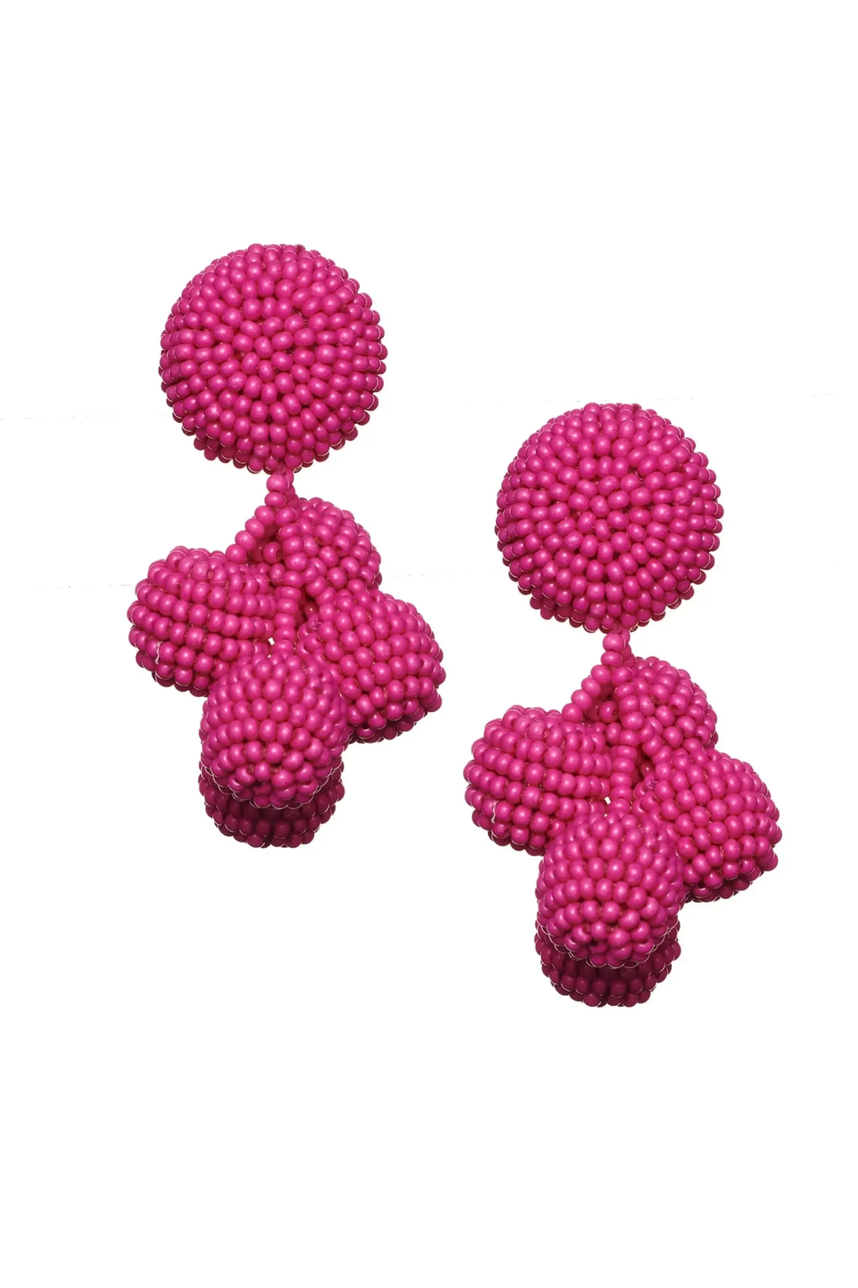 Mini Coconuts Earrings-Smooth Beads-Sachin & Babi Fashion