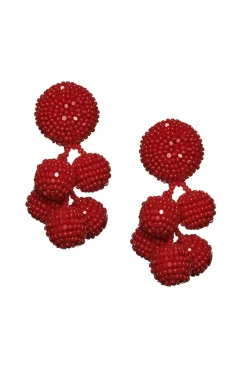 Mini Coconuts Earrings-Smooth Beads-Sachin & Babi Fashion