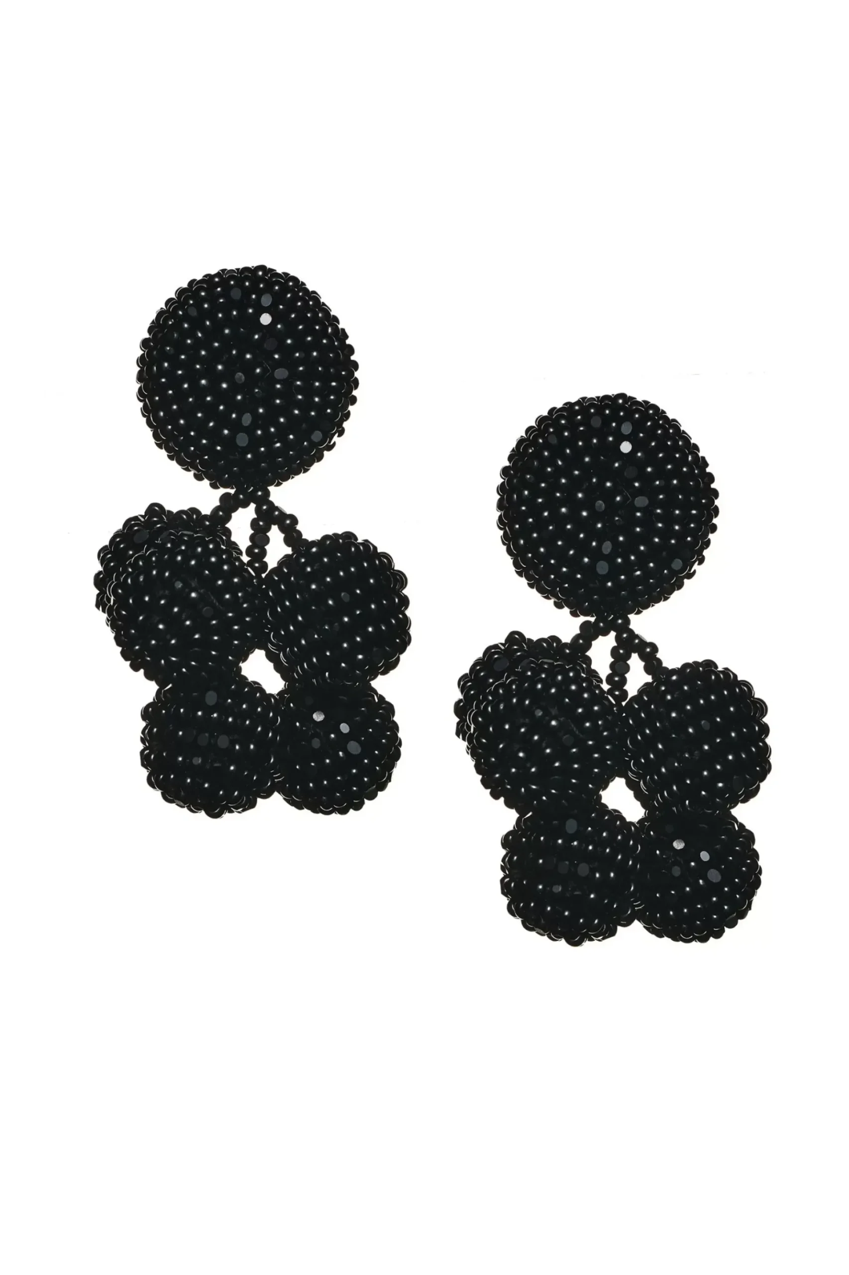 Mini Coconuts Earrings-Smooth Beads-Sachin & Babi Fashion