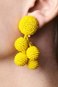 Mini Coconuts Earrings-Smooth Beads-Sachin & Babi Fashion