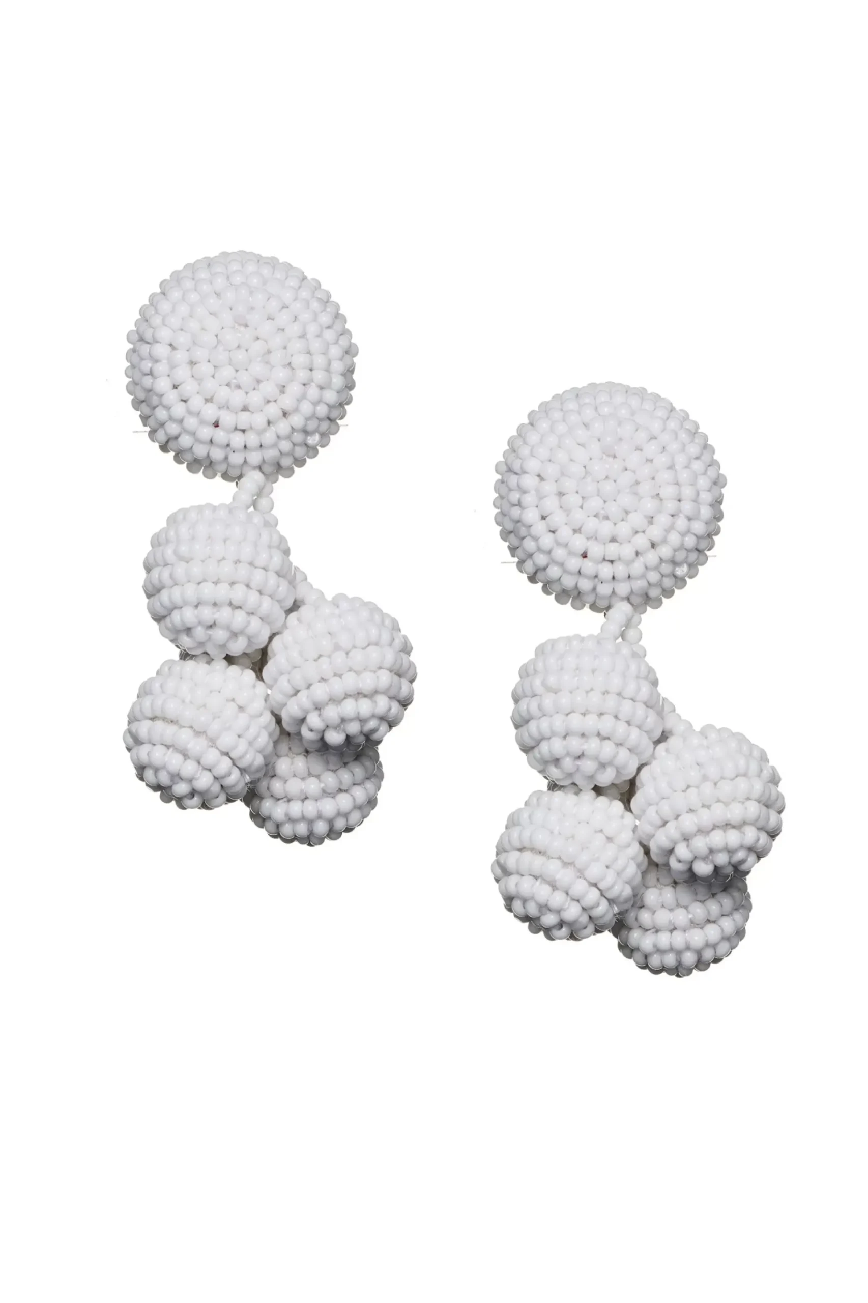 Mini Coconuts Earrings-Smooth Beads-Sachin & Babi Fashion