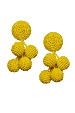 Mini Coconuts Earrings-Smooth Beads-Sachin & Babi Fashion