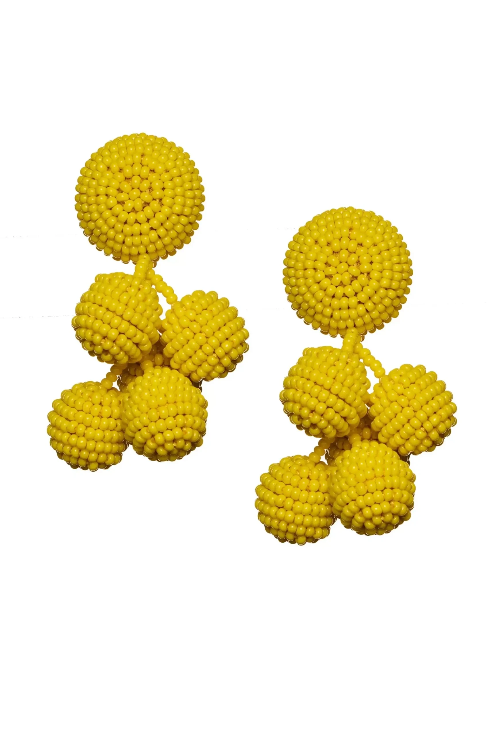 Mini Coconuts Earrings-Smooth Beads-Sachin & Babi Fashion