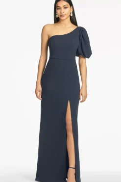 Nadia 4-Way Stretch Crepe Gown-Sachin & Babi Discount
