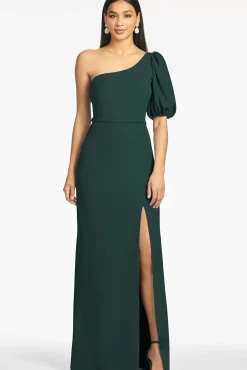 Nadia 4-Way Stretch Crepe Gown-Sachin & Babi Fashion