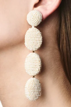 Natalie Earrings-Smooth Beads-Sachin & Babi Fashion