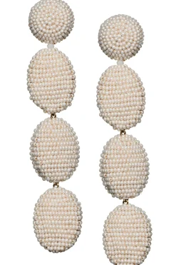 Natalie Earrings-Smooth Beads-Sachin & Babi Fashion