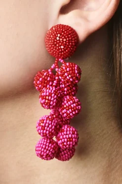 Ombre Coconuts Earrings-Smooth Beads-Sachin & Babi Store