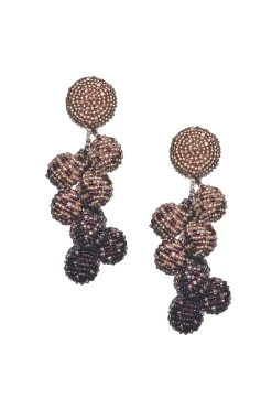Ombre Coconuts Earrings-Smooth Beads-Sachin & Babi Store