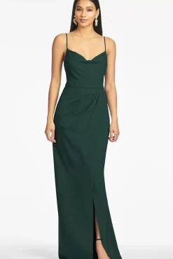Paulina 4-Way Stretch Crepe Gown-Sachin & Babi Sale
