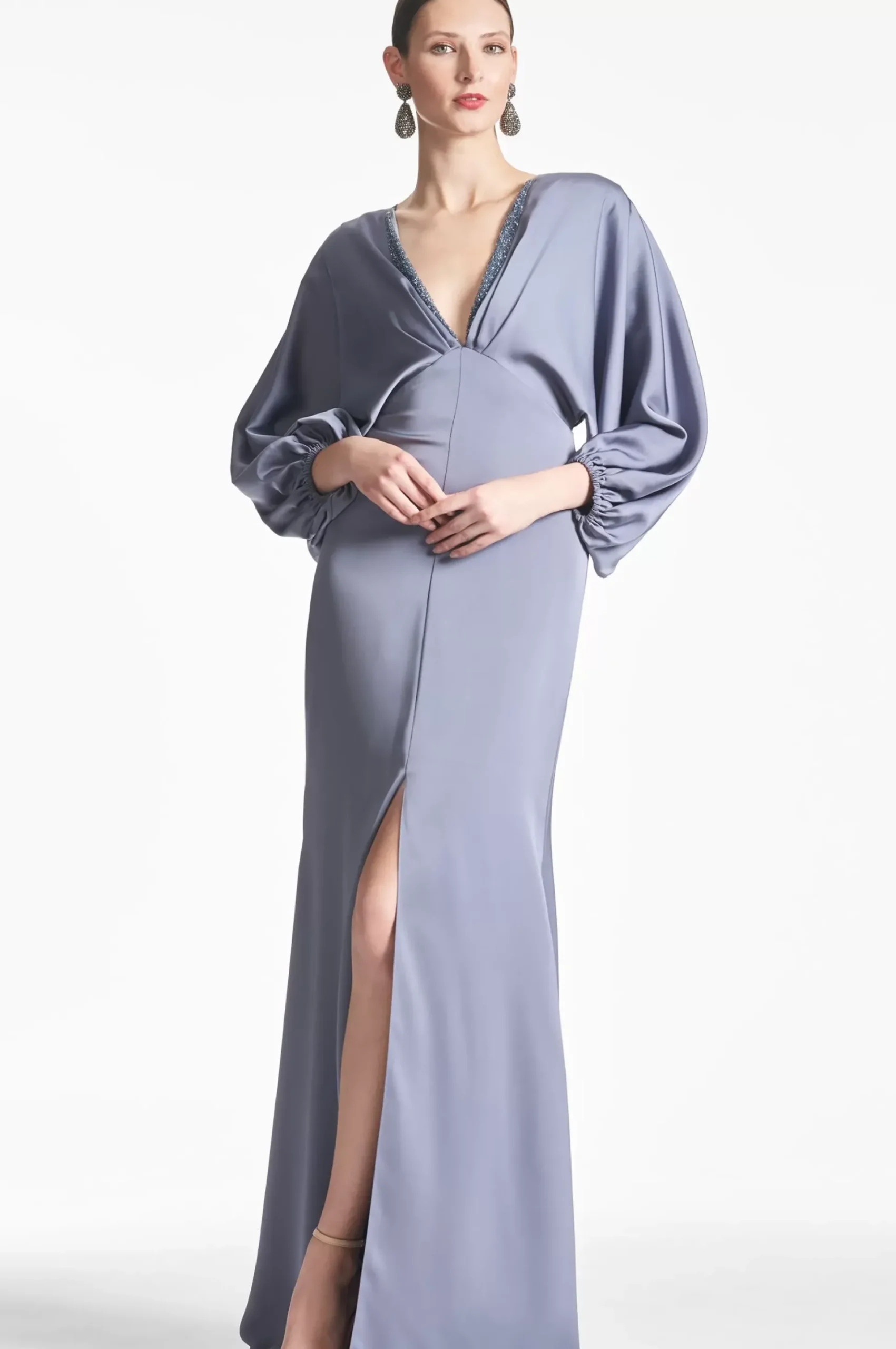 Satin Gabby Gown-Sachin & Babi Outlet
