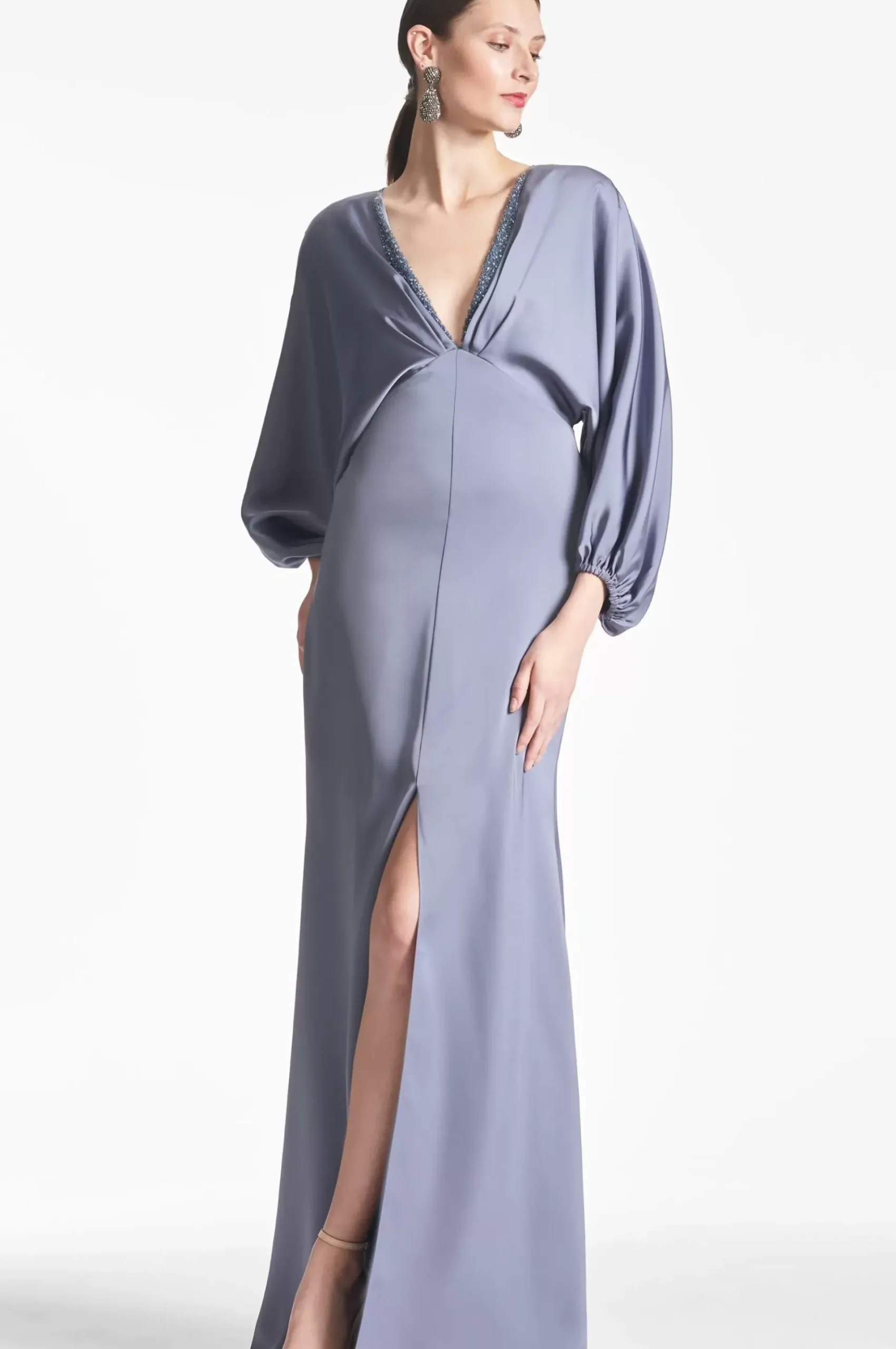 Satin Gabby Gown-Sachin & Babi Outlet