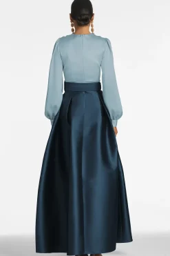 Zoe Gown-Slate/Navy-Sachin & Babi Cheap